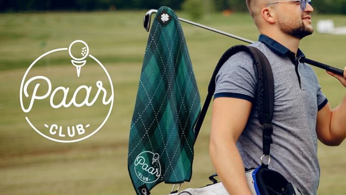 Amazon.com : PAAR CLUB Premium Microfibre Waffle Golf Towel